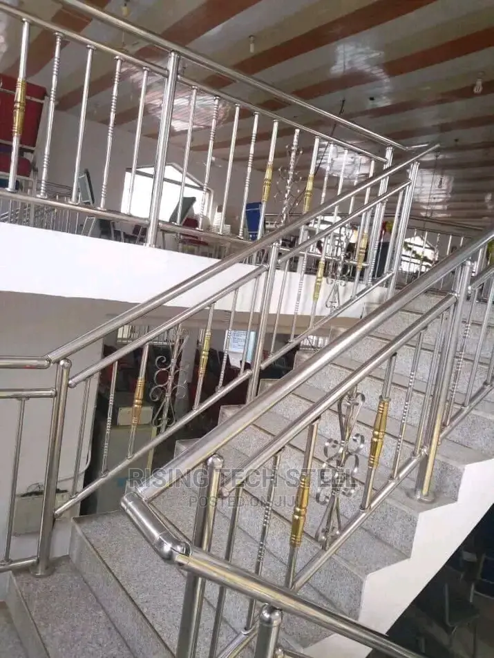 Stainless Handrail With Pring Cumbi