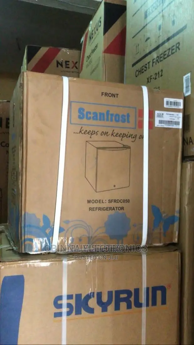 Brand New Scanfrost Bed Side Refrigerator/Silver Colour/