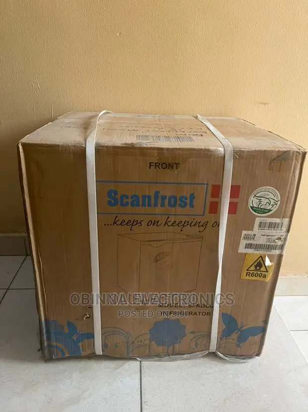 Brand New Scanfrost Bed Side Refrigerator/Silver Colour/