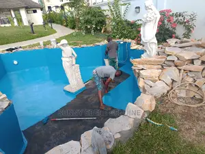 Koi Fish Pond Epoxy Painting and Swimming Pool Epoxy Coating