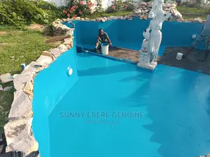 Koi Fish Pond Epoxy Painting and Swimming Pool Epoxy Coating