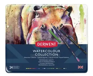 Derwent Watercolour Artists Pencils, Painting Drawing 24