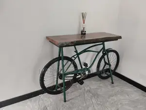 Recycled Bicycle Console Art