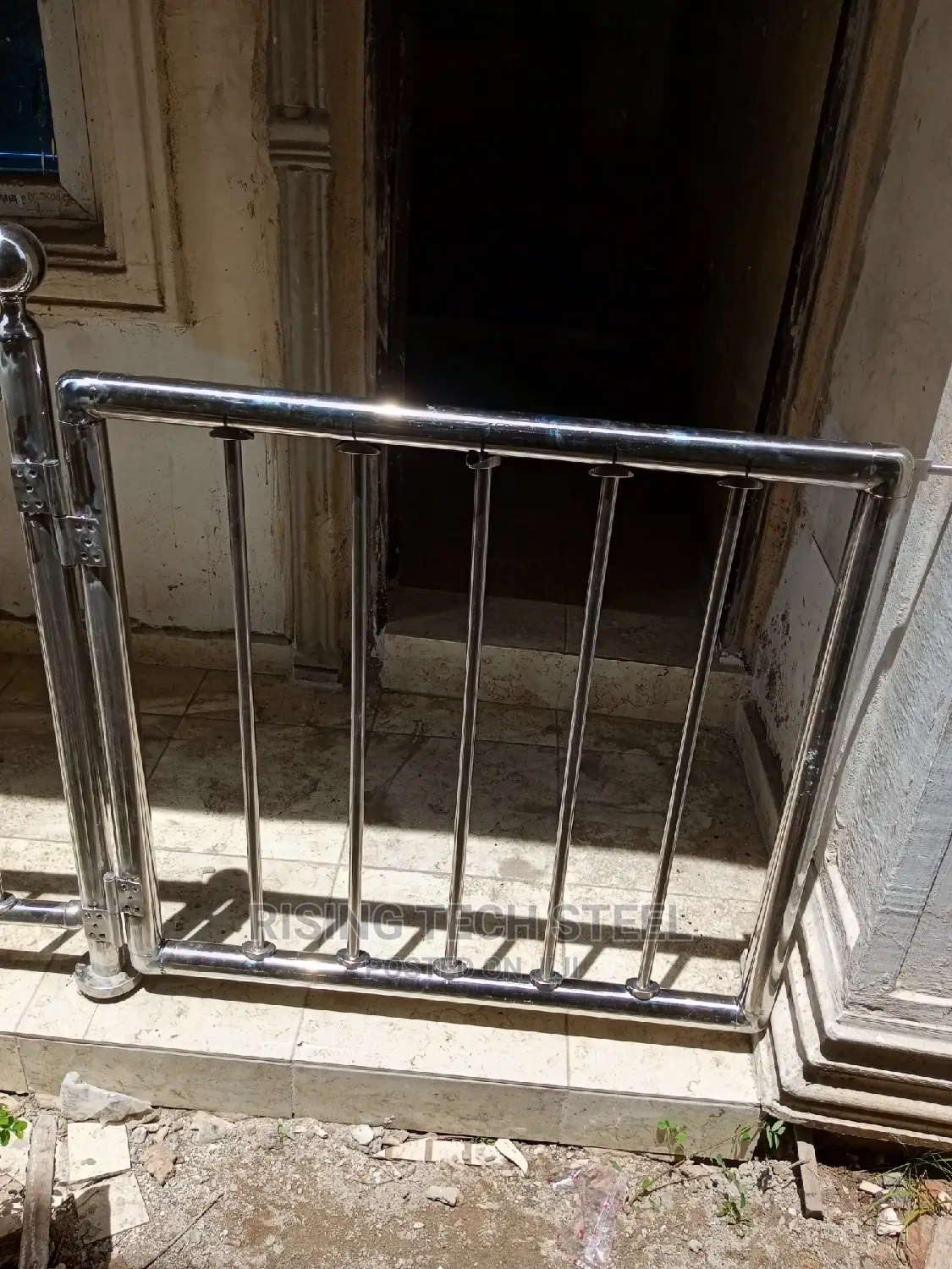 Pure Stainless Handrail Door
