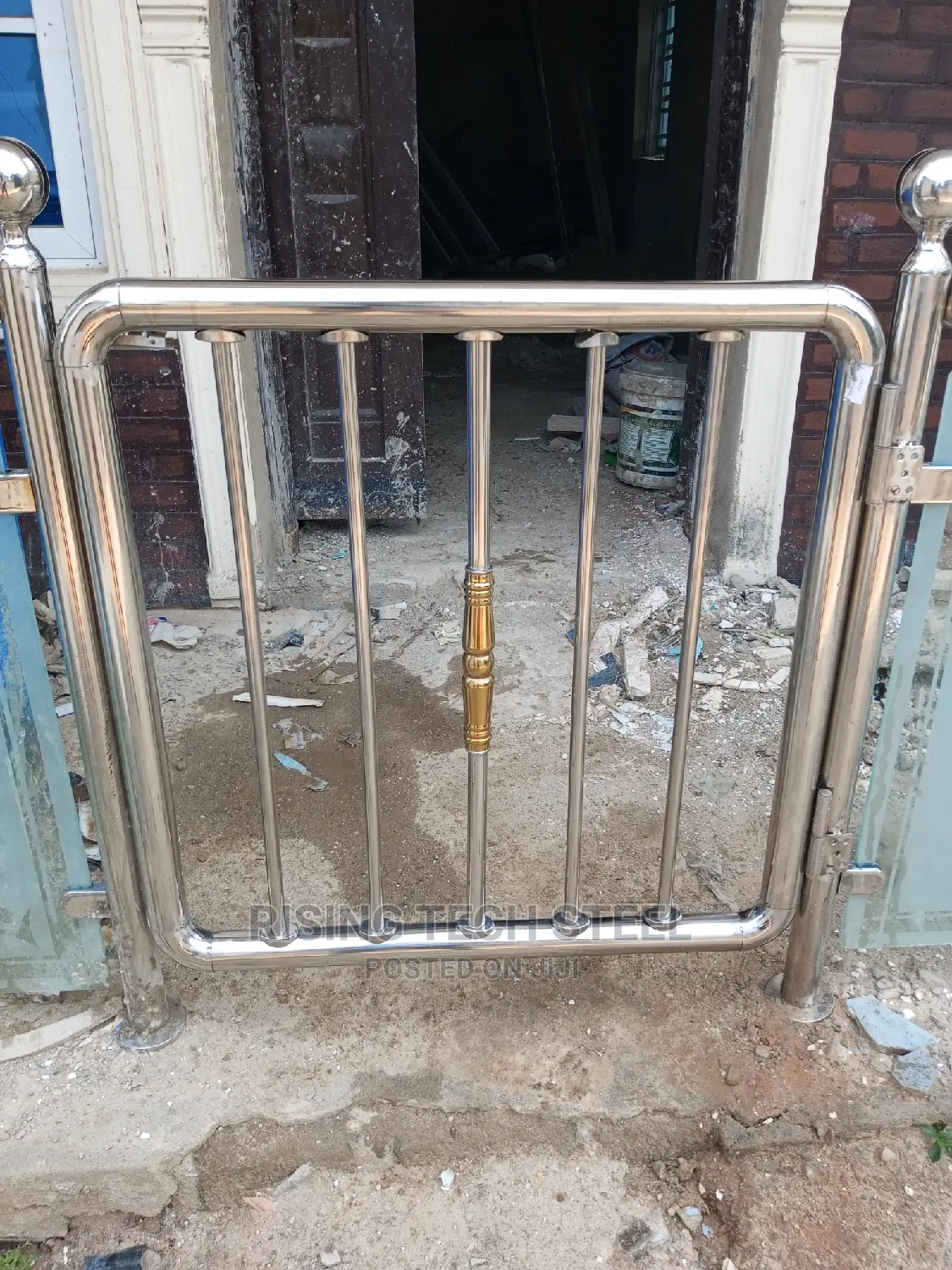 Pure Stainless Handrail Door