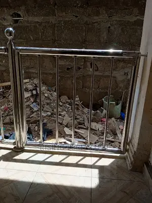 Pure Stainless Handrail Door