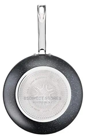 Tefal Titanium Excel Wok Pan, Thermo-spot Stone Effect, 28cm
