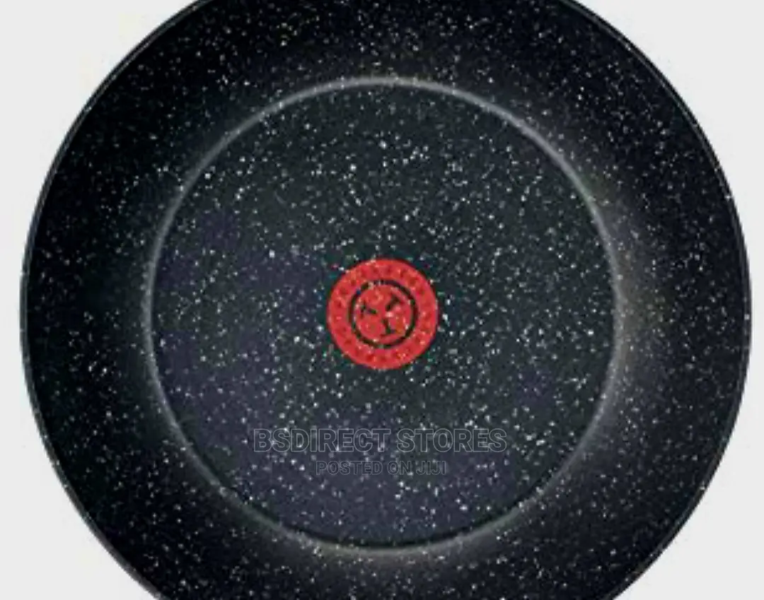 Tefal Titanium Excel Wok Pan, Thermo-spot Stone Effect, 28cm