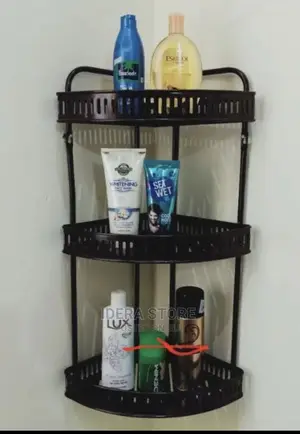 3 Layer Bathroom Corner Rack Wall Storage Shelf for Kitchen