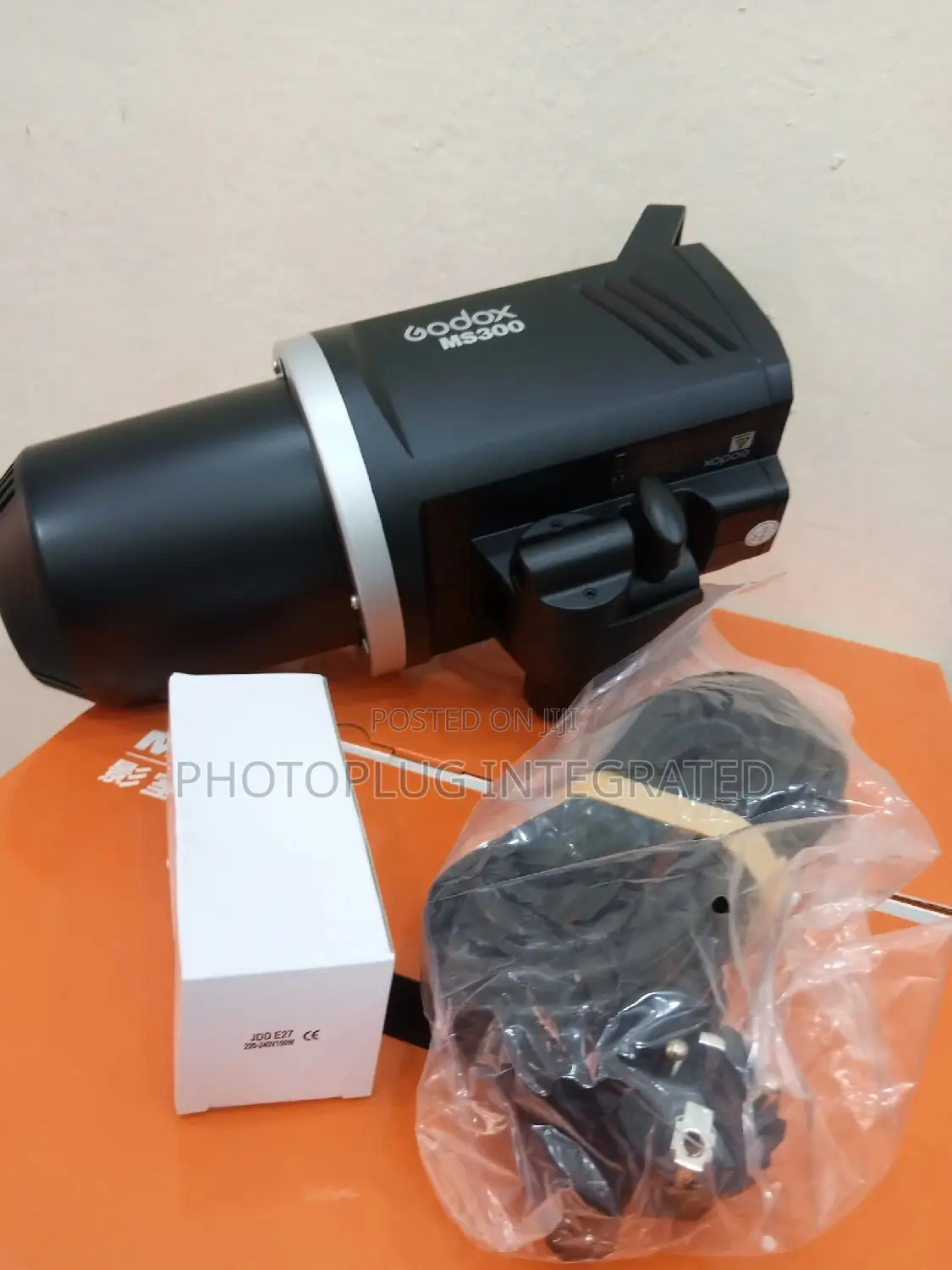2 Godox MS300 Studio Strobe Light With 2 Big Light Stand