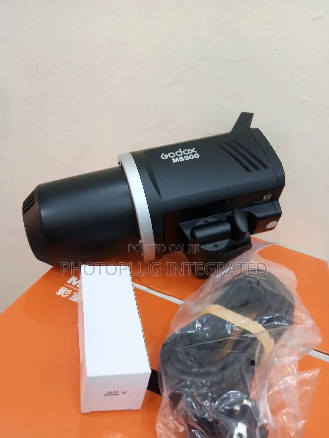 2 Godox MS300 Studio Strobe Light With 2 Big Light Stand
