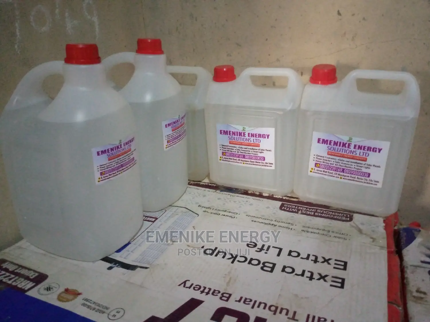 Distilled Water for Tubular Battery