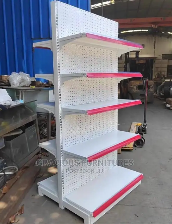 Double Sided Supermarket Shelves