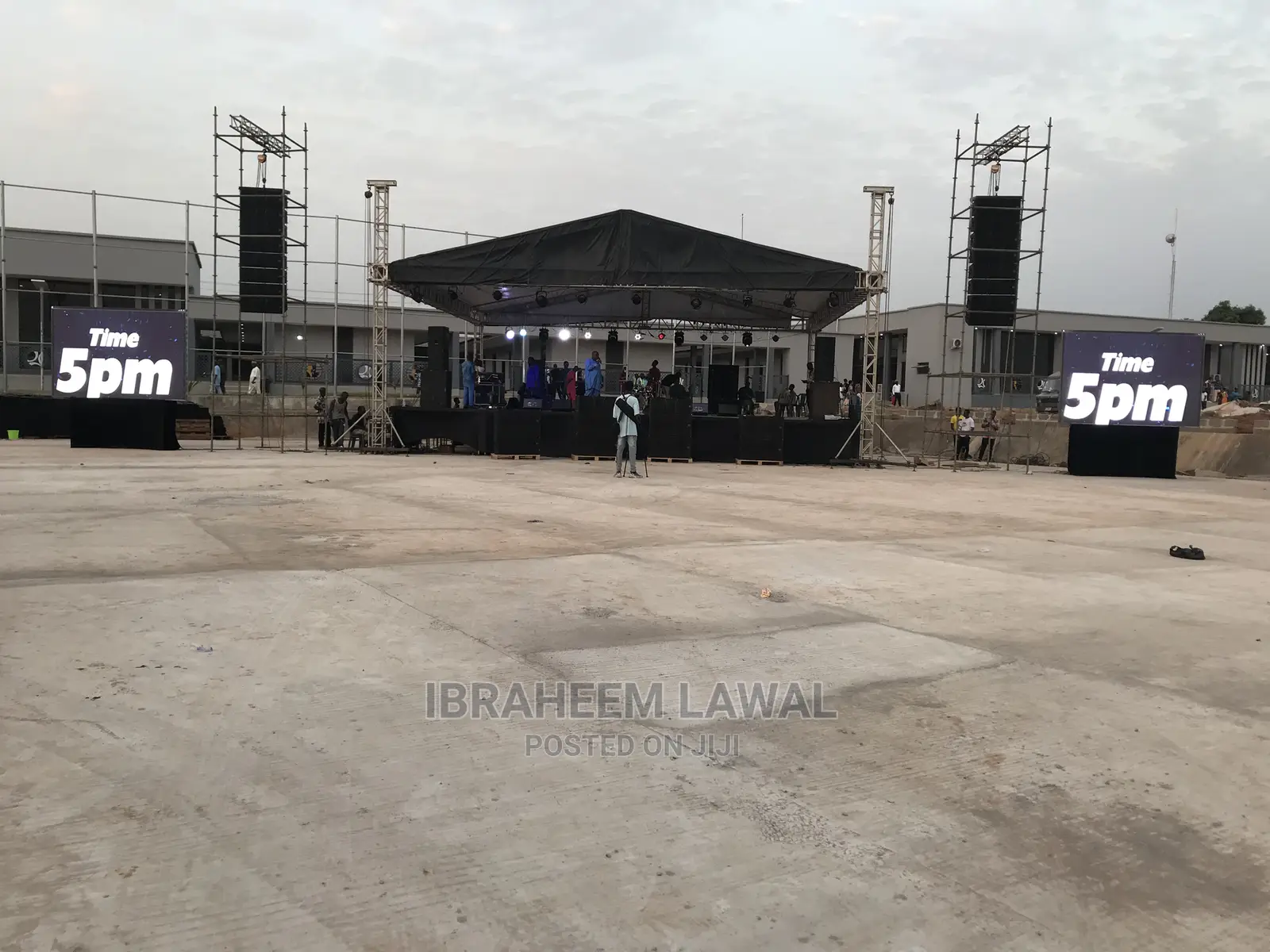 Concert Stage Setup