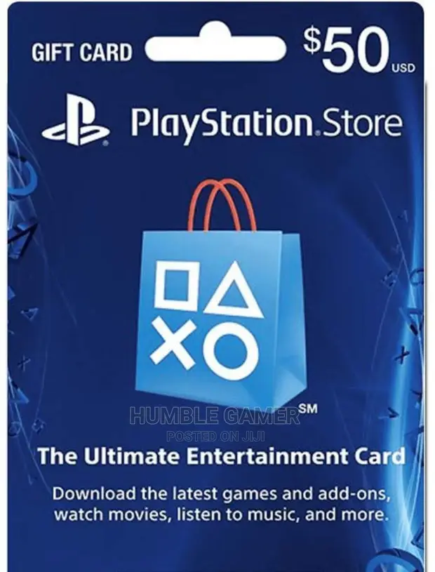 $50 USD Playstation Store Network PSN Gift Cards And More in Garki
