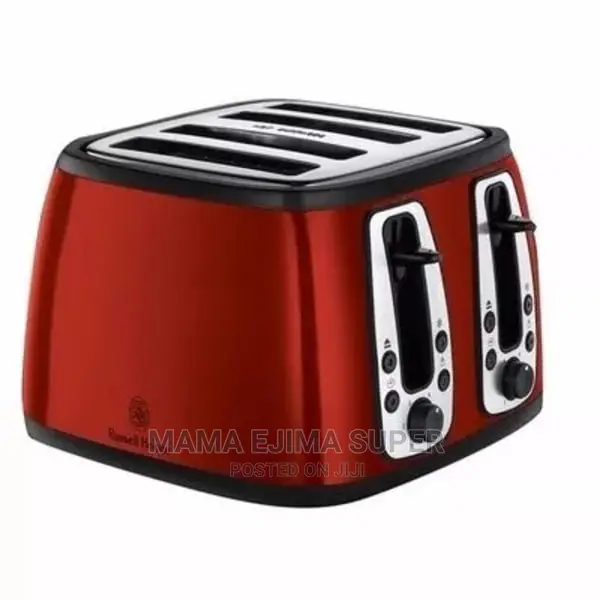 Russell Hobbs Heritage 4 Slice Toaster- Red