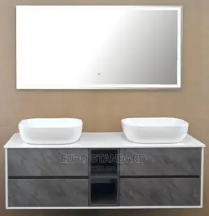 120CM Double Luxury Cabinet Set With LED LIGHT