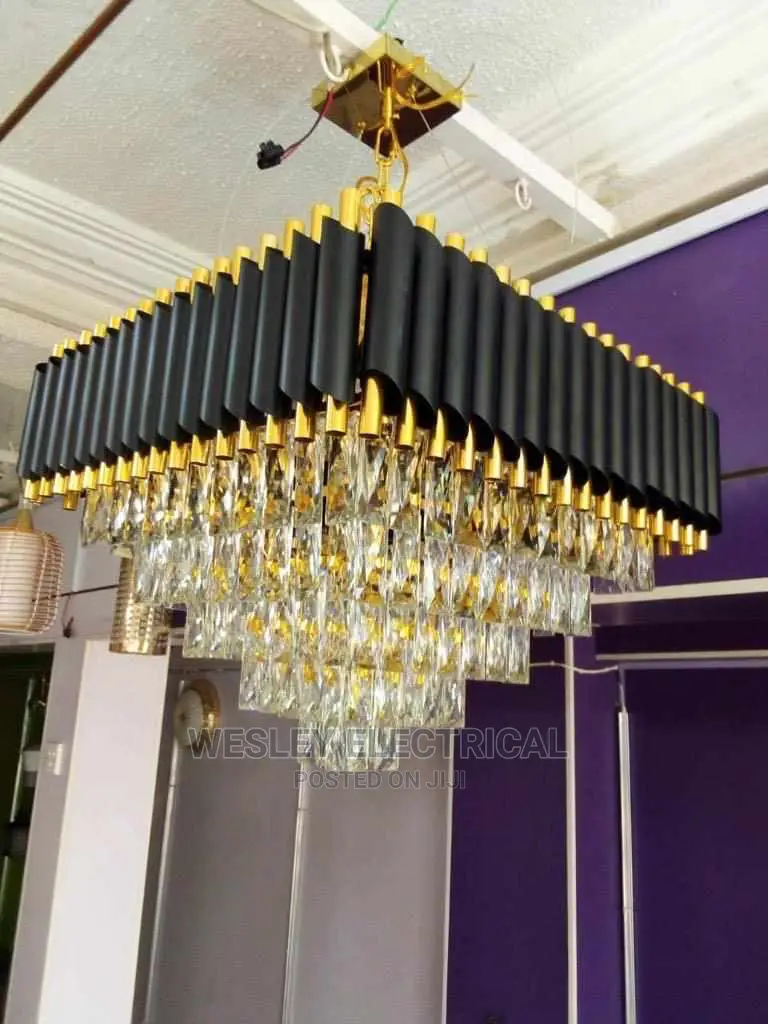 By 600mm Crystal Chandelier Square