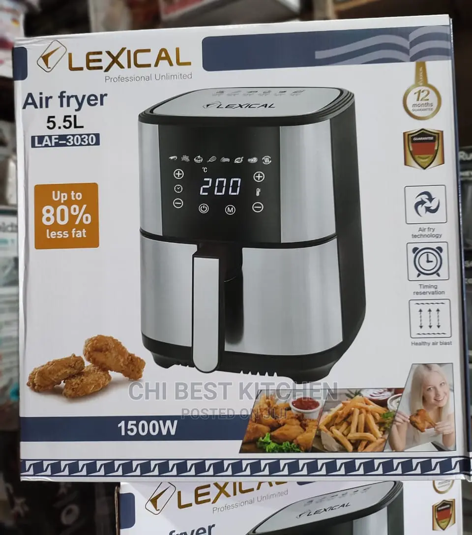 Lexical Air Fryer 5.5L 1500W