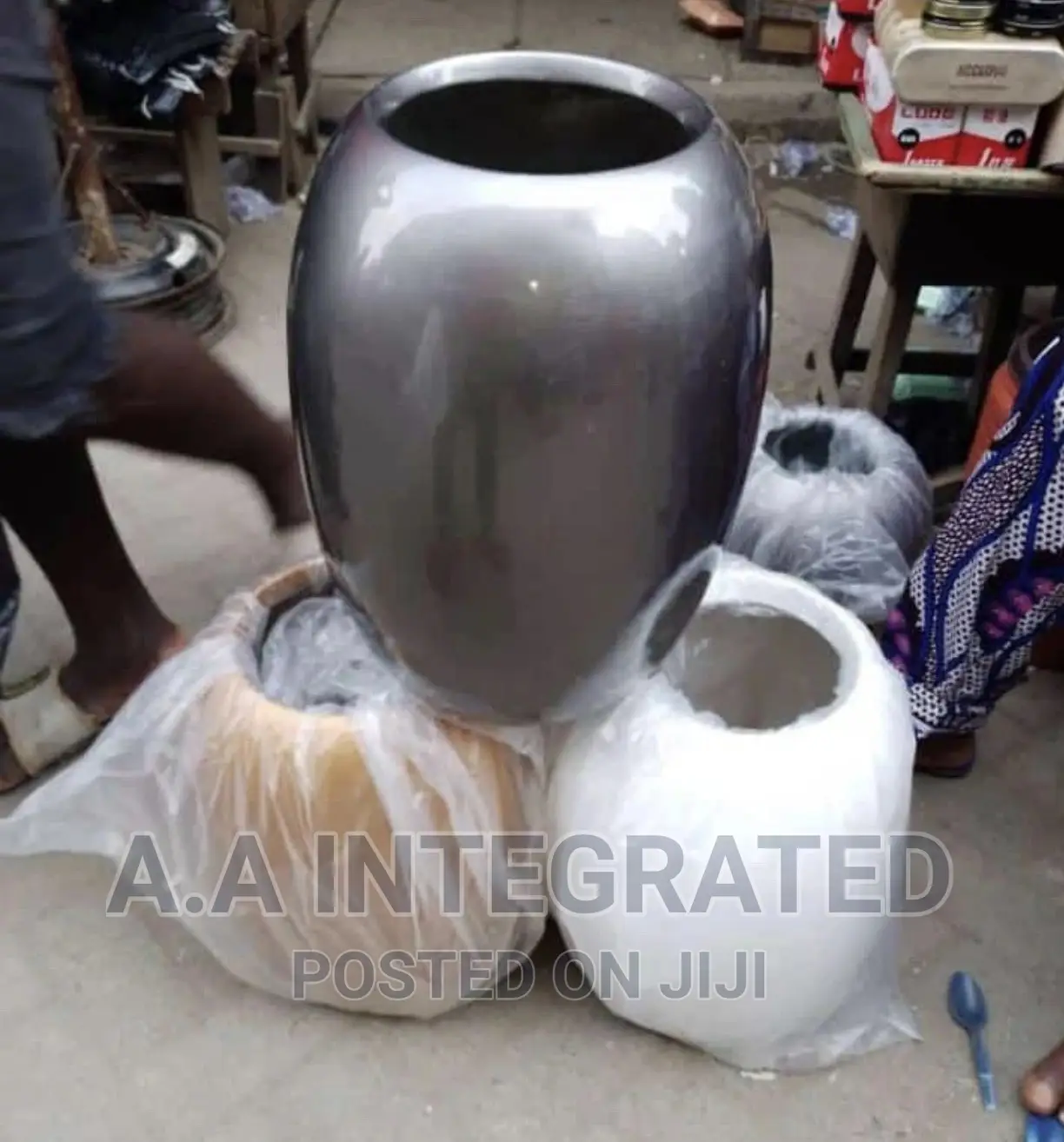 Fiber Flower Pots Medium Size