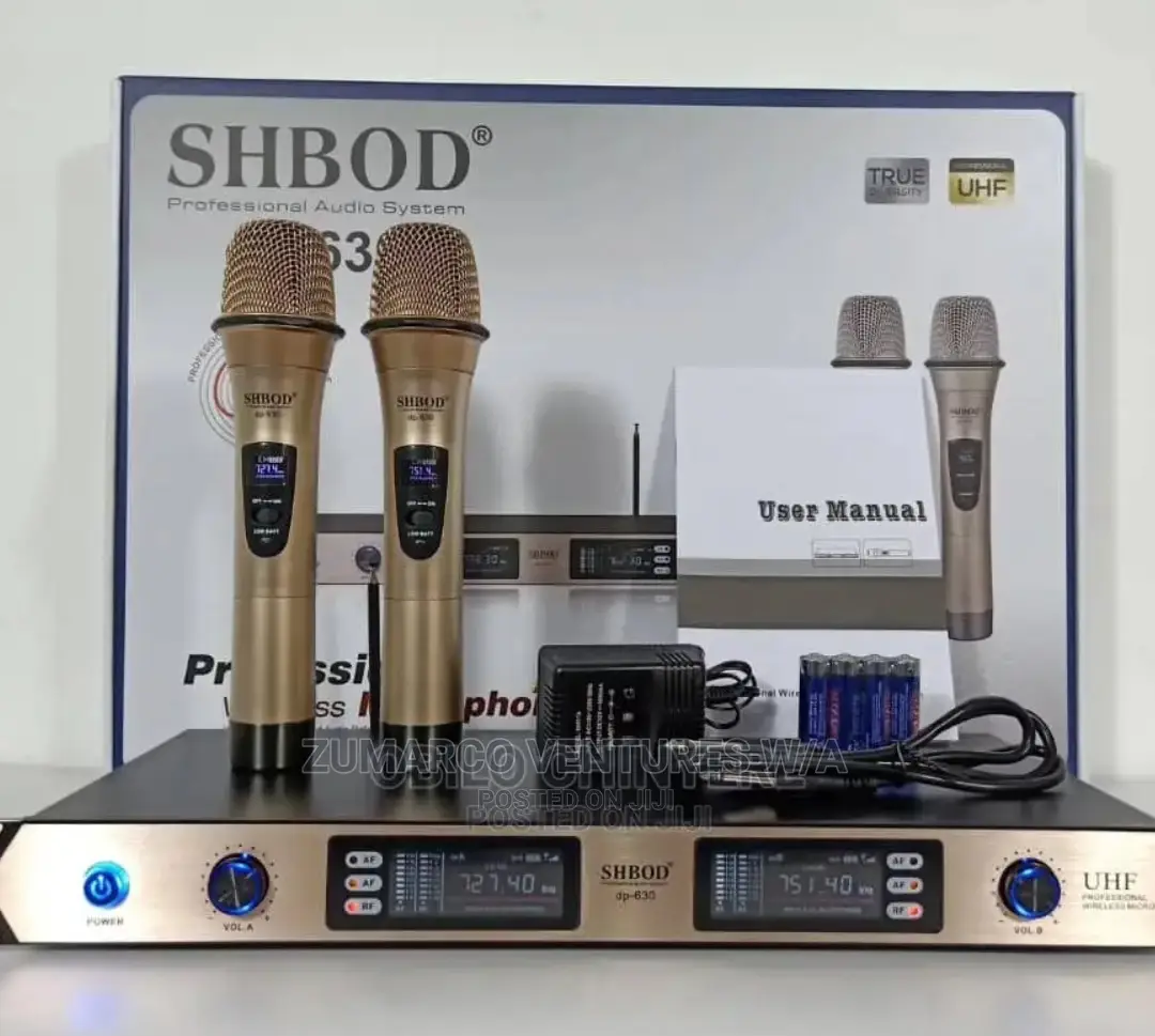 Professional Wireless Microphone With Long Range Meter