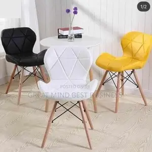 Computer Wooden Legs Leather Chair