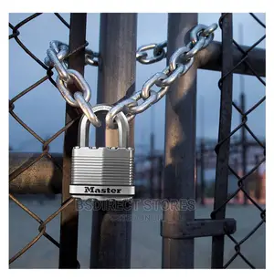 Master Lock Excell Laminated Steel 50mm Wide Open Padlock 25mm Shackle