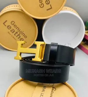 Men Luxury Leather Belt