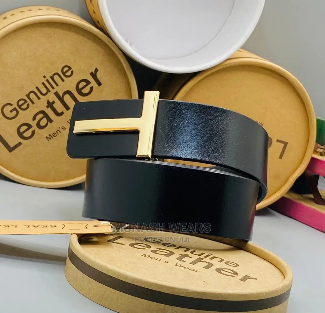 Men Luxury Leather Belt