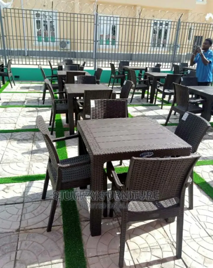 Outdoor Basket Chairs and Tables