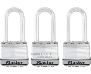 Masterlock M1EURTRILH Heavy Duty 3x Padlocks Laminated Steel