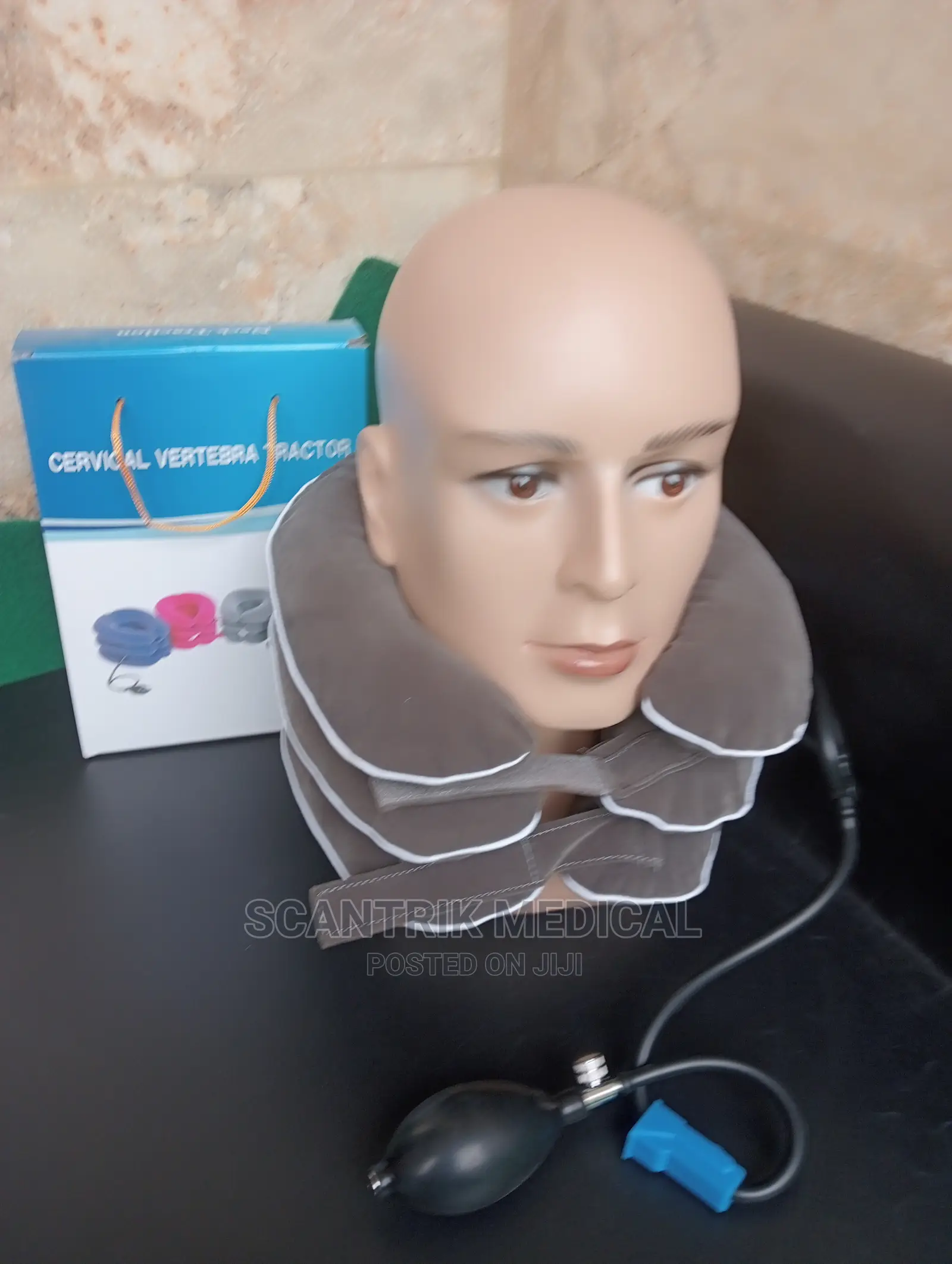 Cervical Collar Device Inflatable Neck Support Traction
