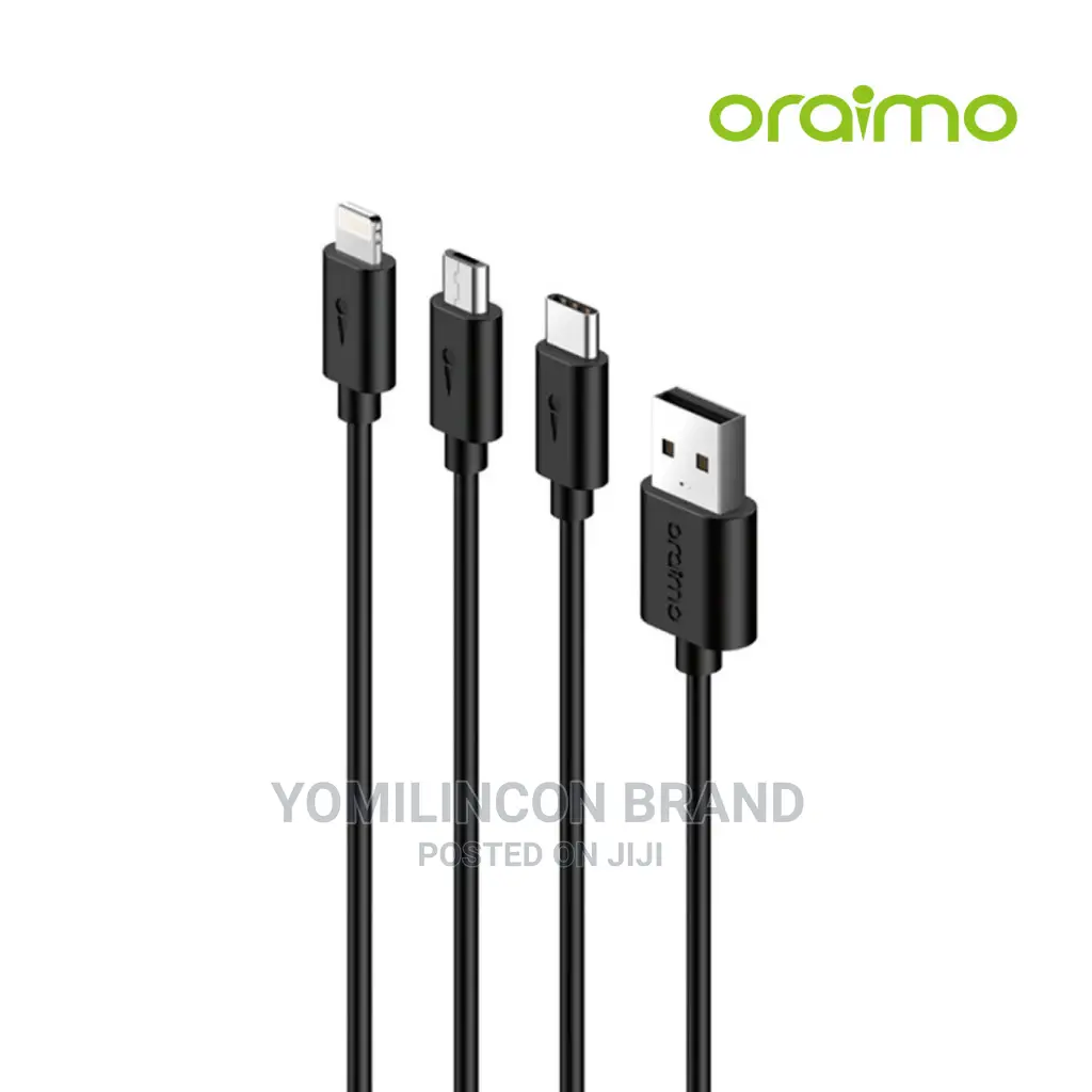 Oraimo Ocd-d62 1 M Lightning Cable - Black