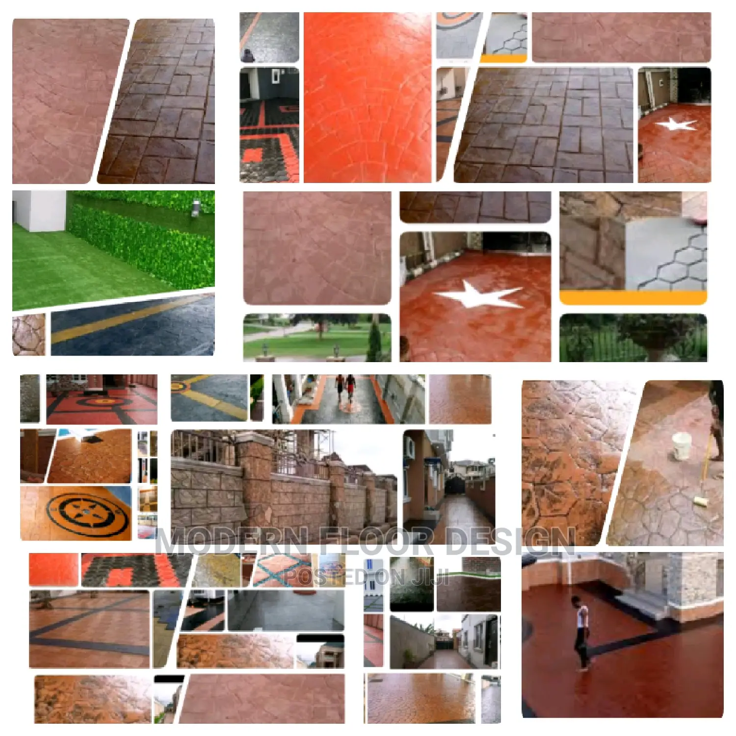 All Concrete Stamps Floor