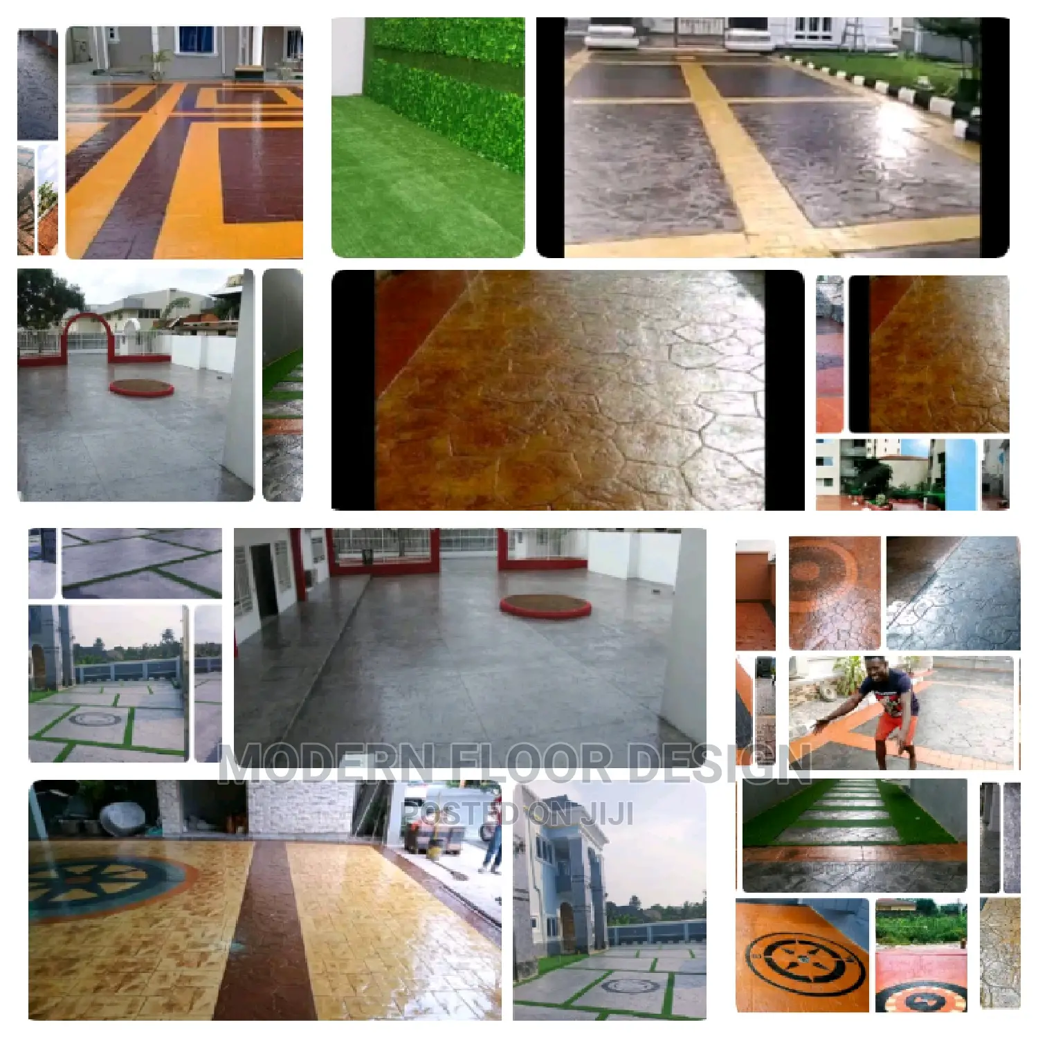 All Concrete Stamps Floor
