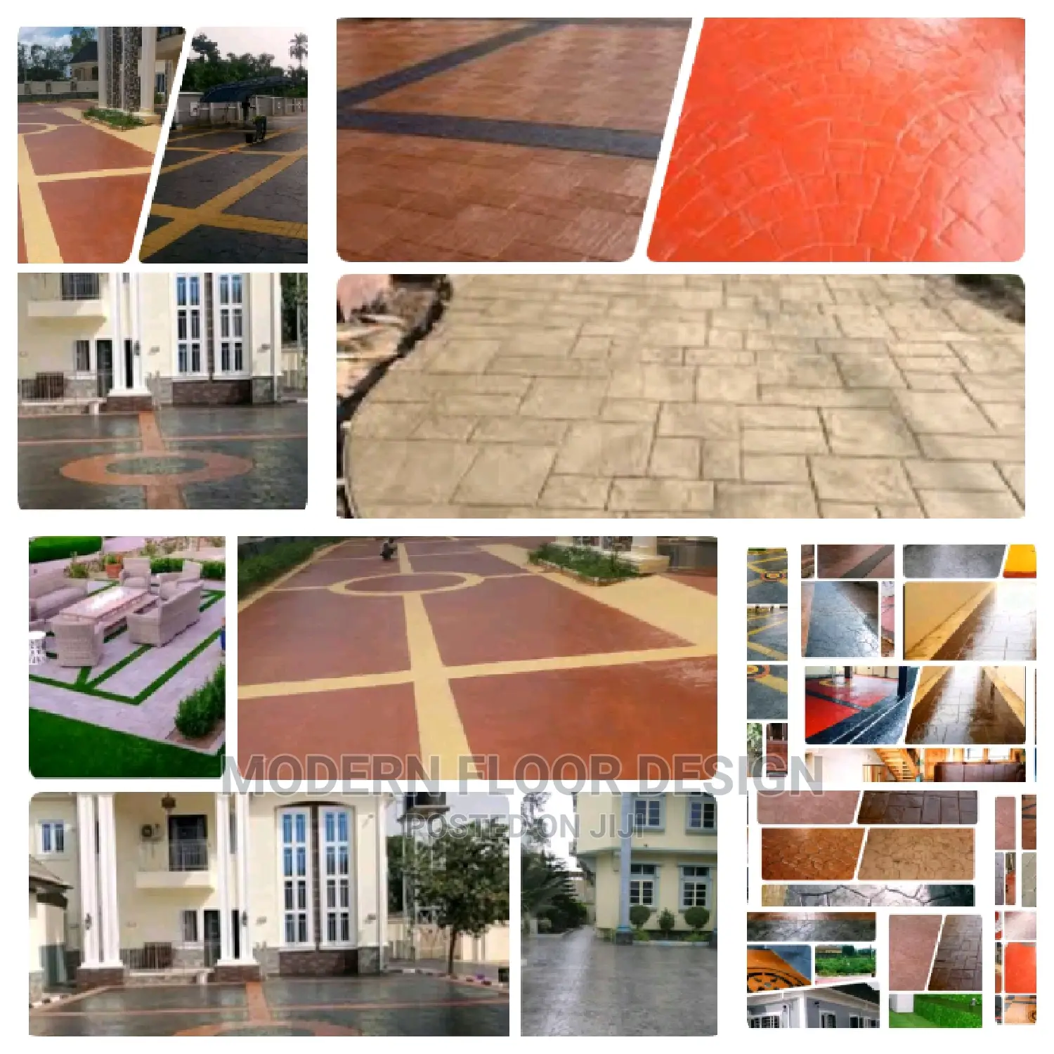 All Concrete Stamps Floor