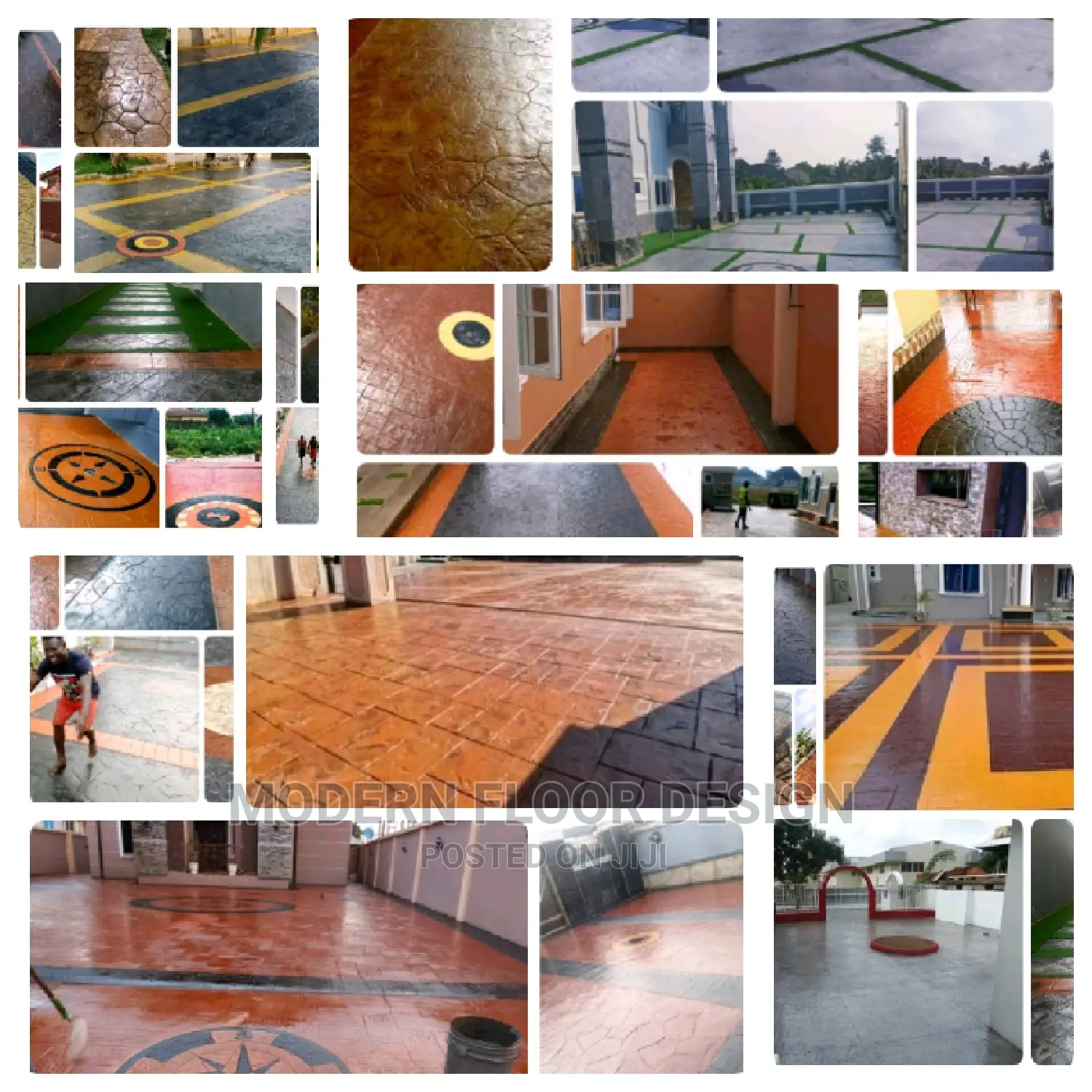 Special All Modern Stamps Floor