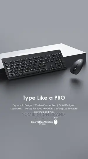 Smart Office Wireless Keyboard - Black