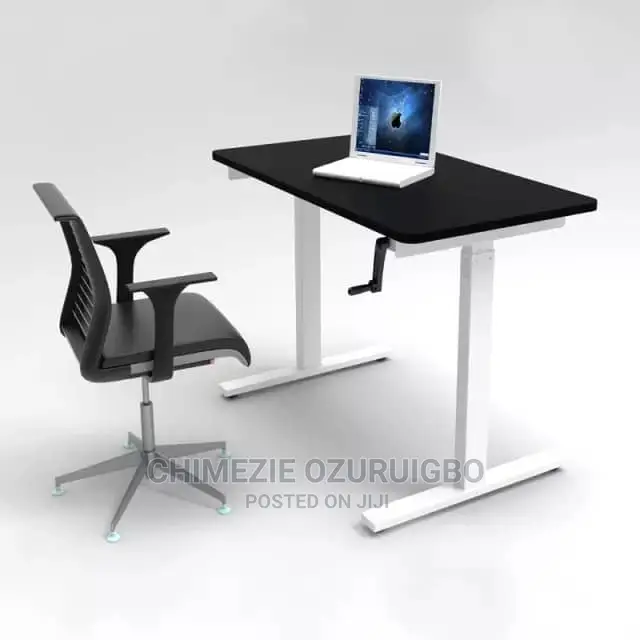 1.2 Meters Manual Height Adjustable Table/ Sit-Stand Table