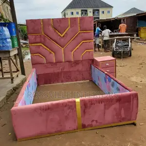 Padded 5by6feet Bedframe