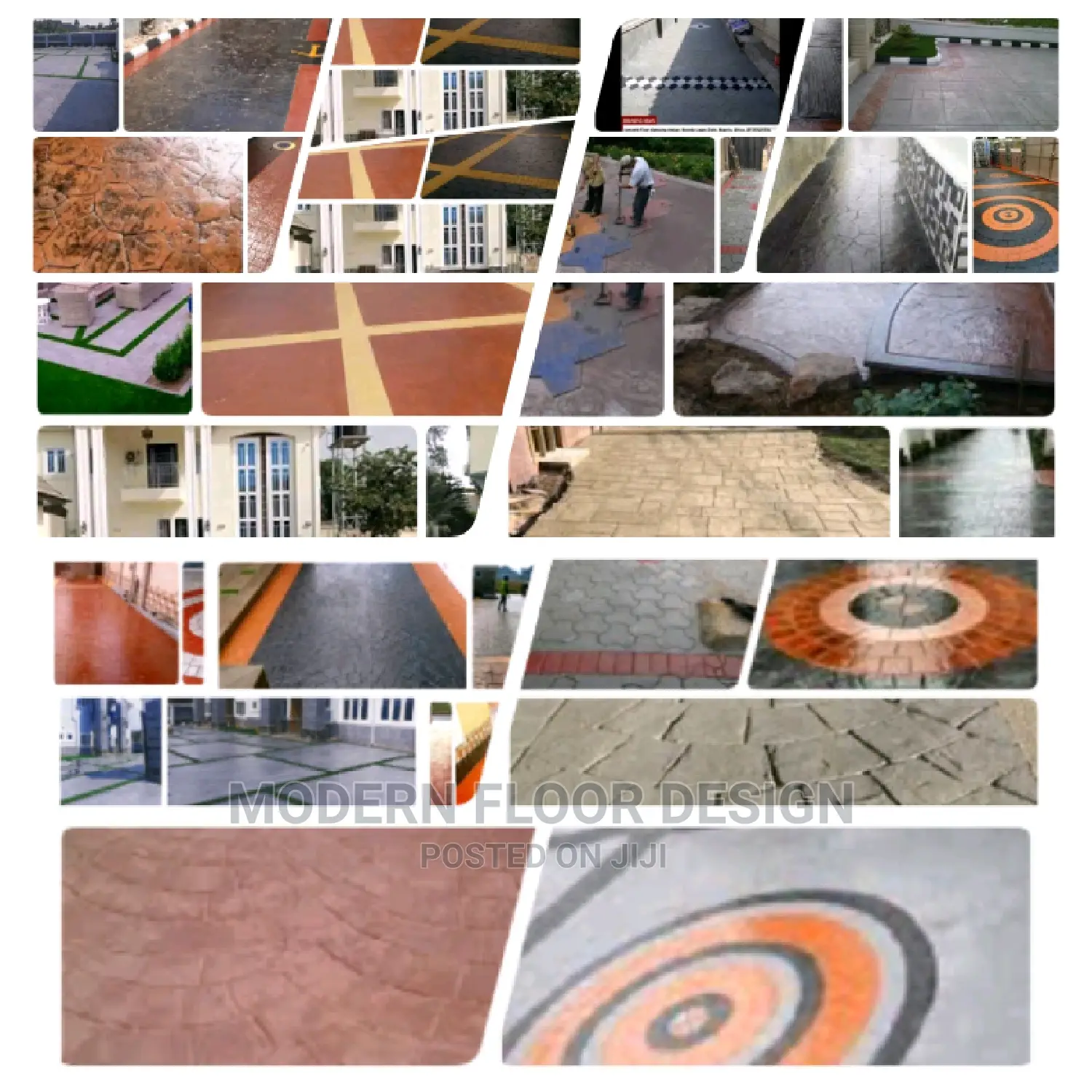 Fibre Modern Stamps Floor