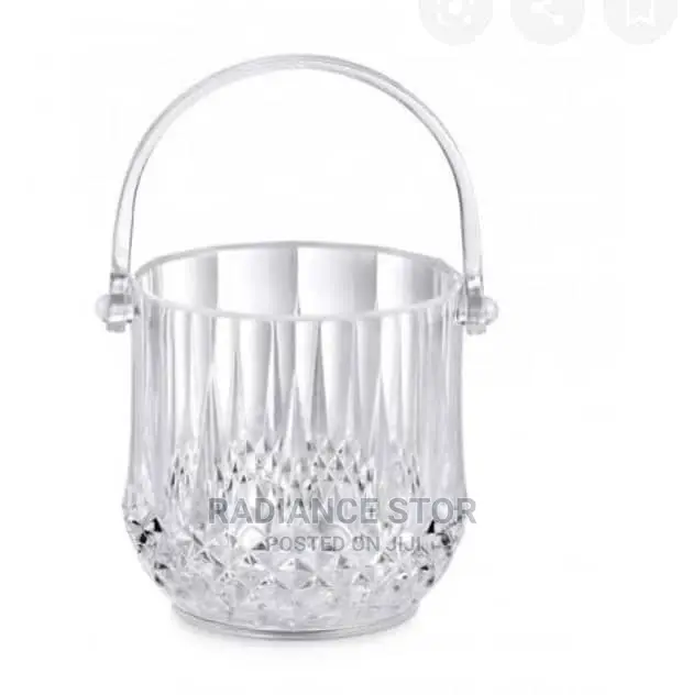 Transparent Acrylic Ice Bucket With Handle and Picker