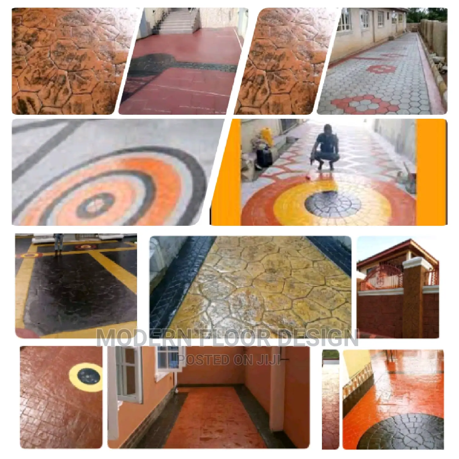 P H O Solid Modern Stamps Floor