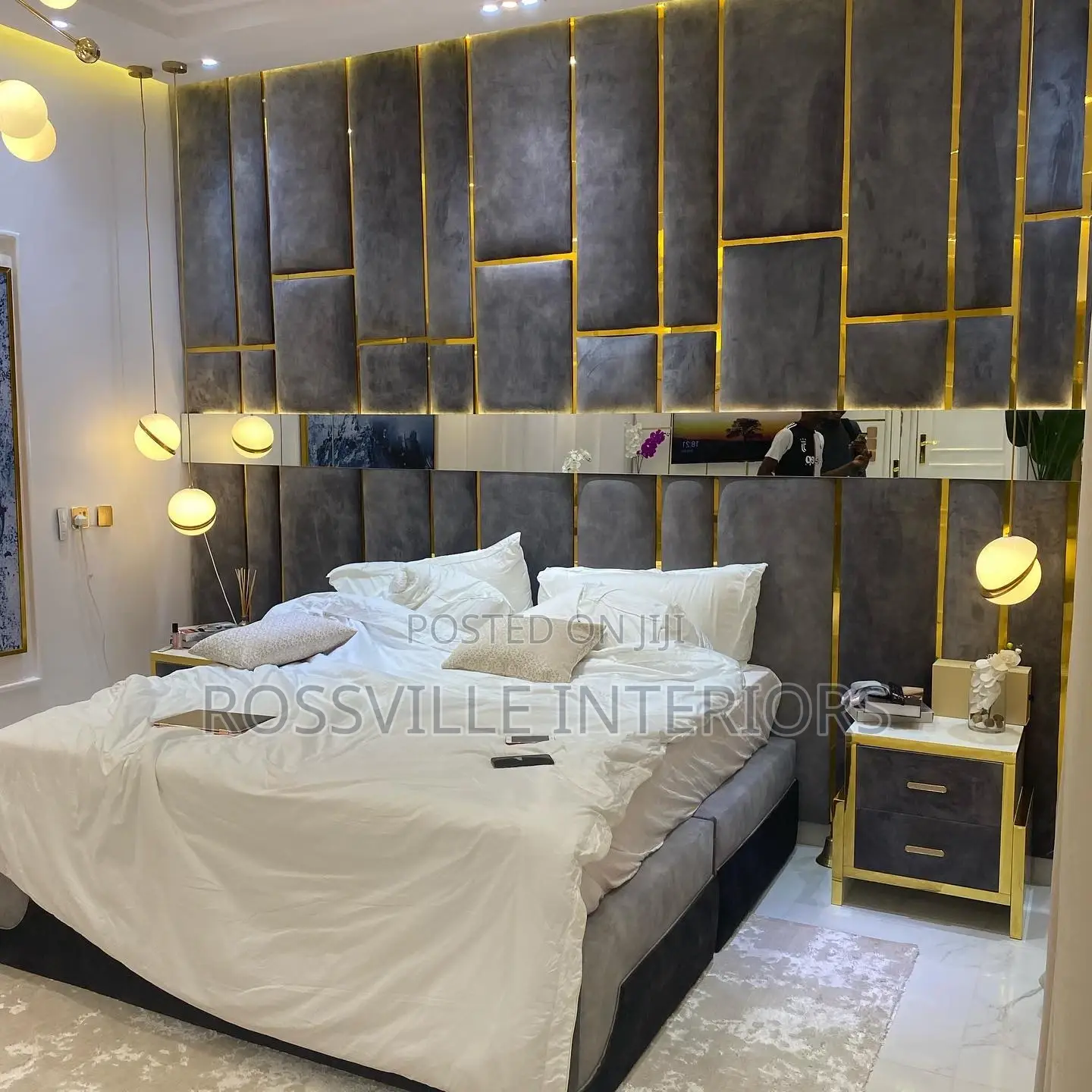 Exclusive Full Wall Headboard Bedframes