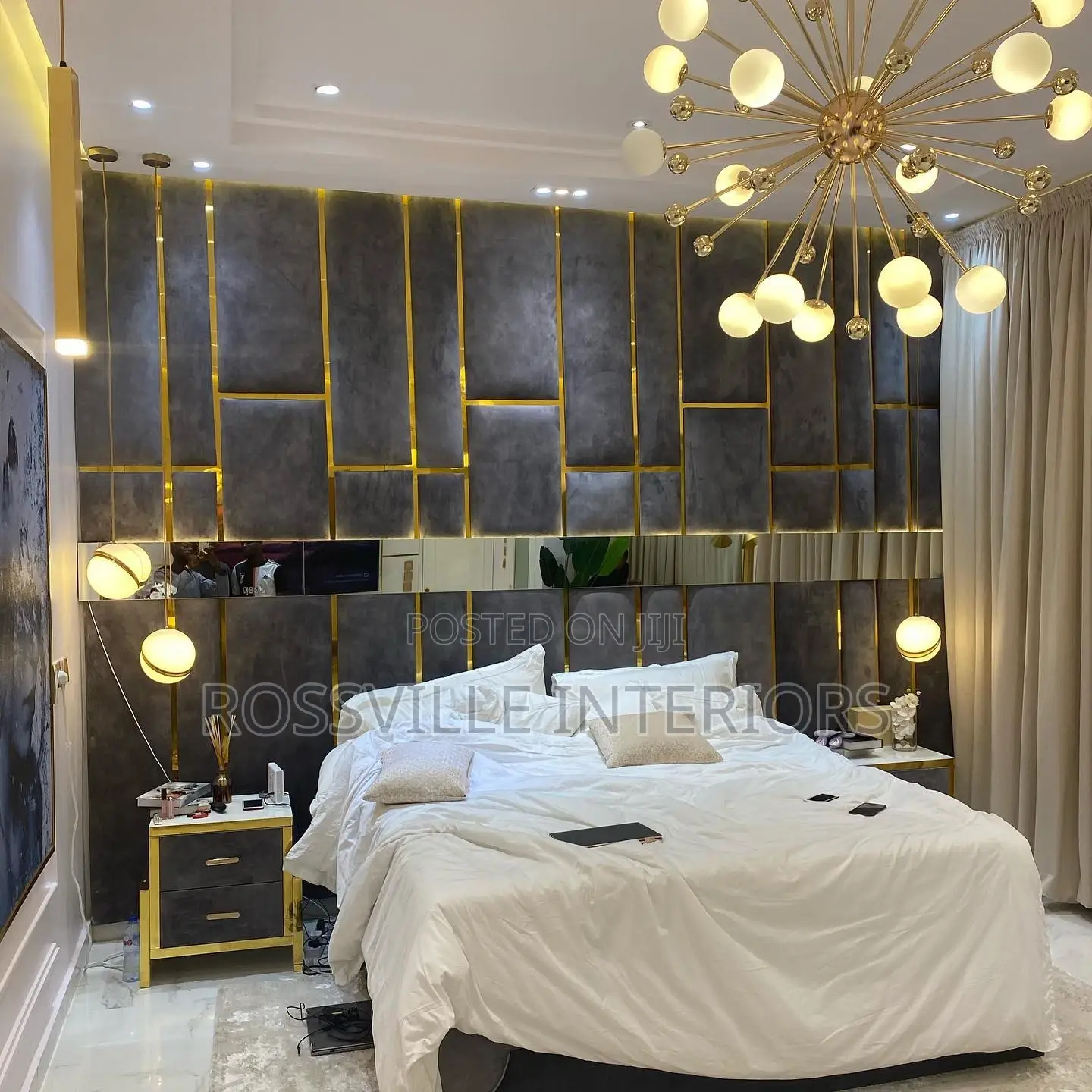 Exclusive Full Wall Headboard Bedframes