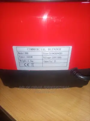 INDUSTRIAL BLENDER 2 LITRES (Commercial Blender)