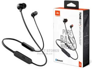 JBL Tune 115BT Black Wireless Earphones Bluetooth Headphones