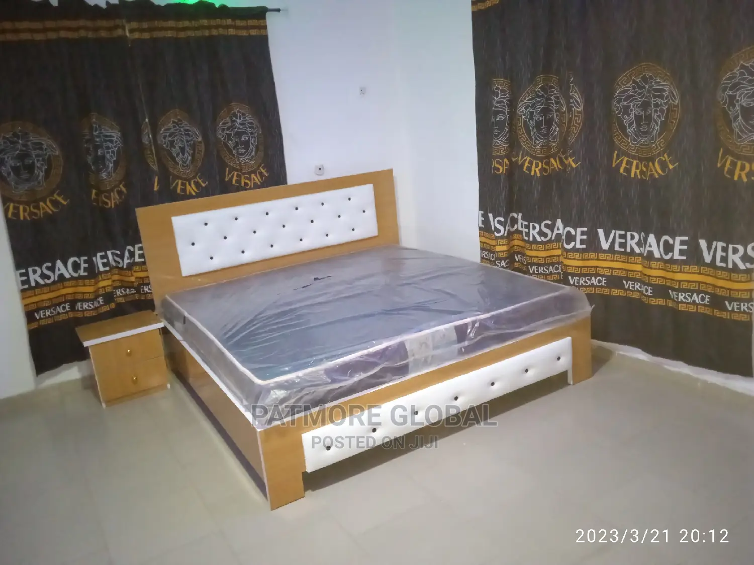 Bedframe and a Side Drawer