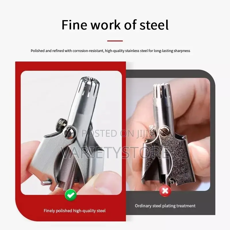 Stainless Steel Nose Hair Trimmer