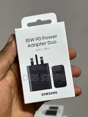 Samsung 35w PD Power Adapter Duo USB C USB A